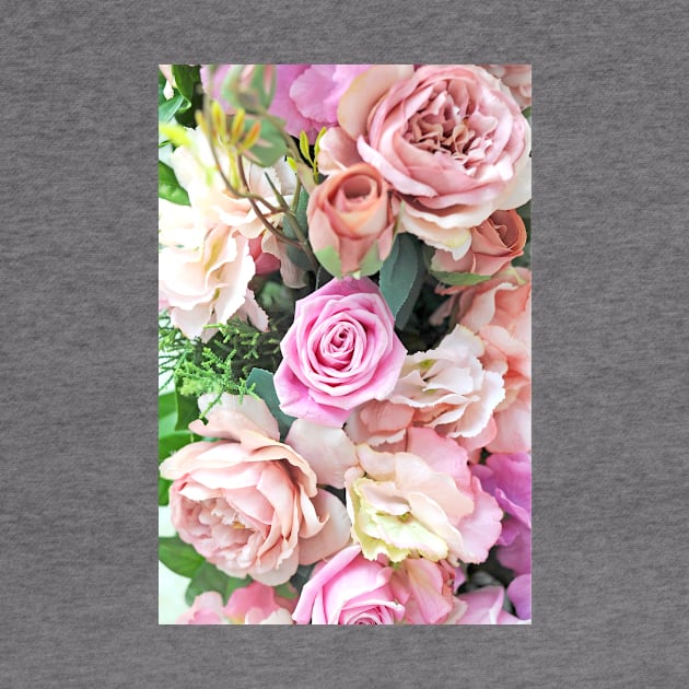 Beautiful Pink Roses by NewburyBoutique